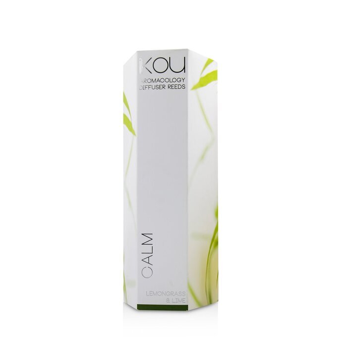 iKOU Aromacology Diffuser Reeds - Calm (Lemongrass & Lime - 9 months supply) 175ml
