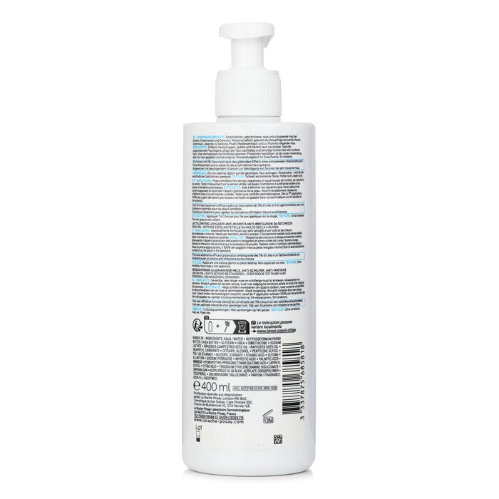 La Roche Posay Lipikar Lait Urea 5+ Smoothing Soothing Lotion (Anti-Flaking & Anti-Irritation)(Random Packaging) 400ml/13.5oz