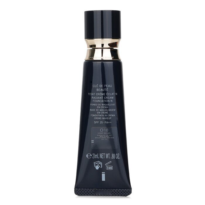 Cle De Peau Radiant Cream Foundation N SPF 25 - # O10 Light Ocher 21ml/0.88oz