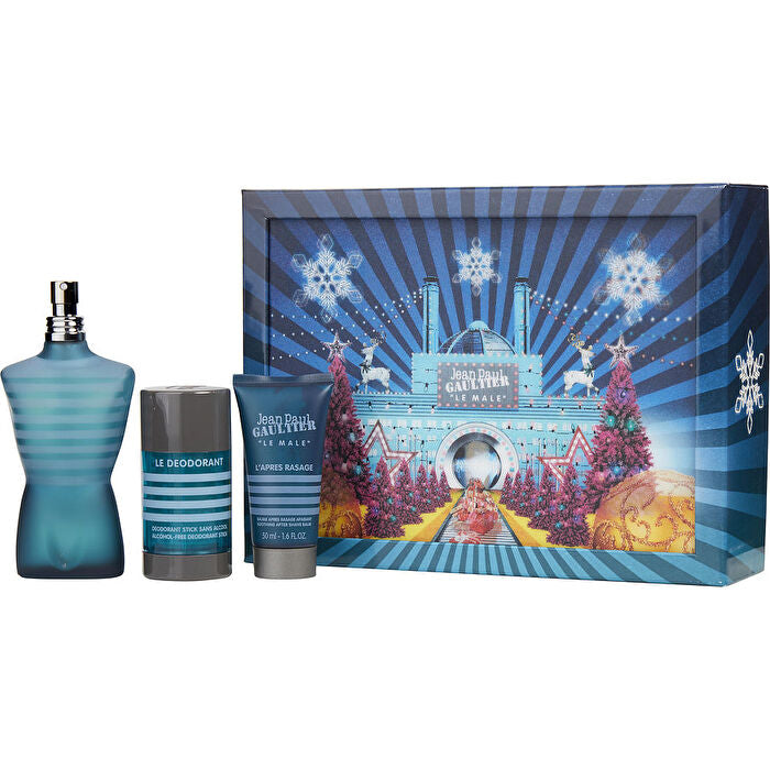 Jean Paul Gaultier Eau De Toilette Spray 120ml/4.2oz & Deodorant Stick Alcohol Free 60ml/2.6oz & Aftershave Balm 30ml/1.6oz