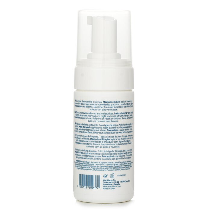 Martiderm Essentials Micellar Cleansing Foam (Exp. Date 30 Nov 2026) 100ml/3.4oz