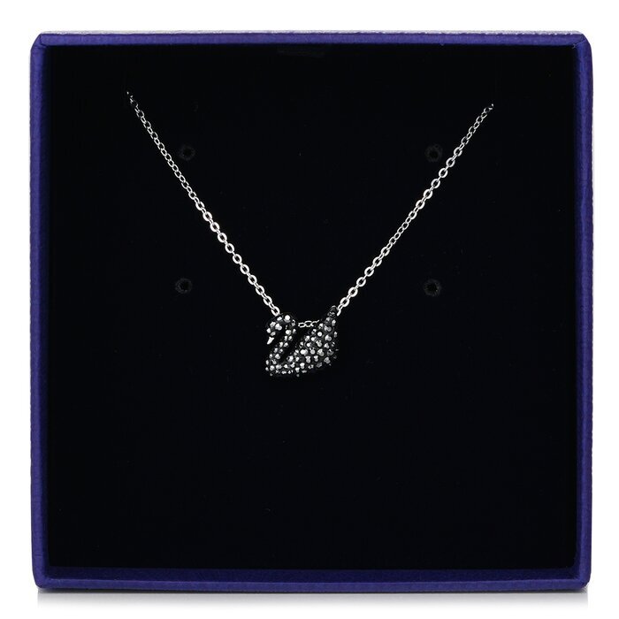 Swarovski Iconic Swan pendant Swan 5347330 - Small, Black, Rhodium plated Black