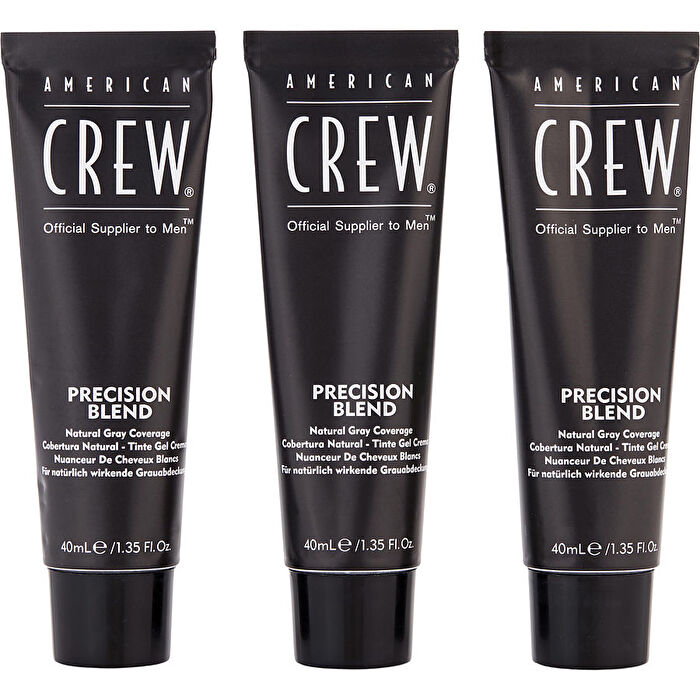 American Crew Set-precision Blend - Medium Natural- 3x 30ml/1.35oz