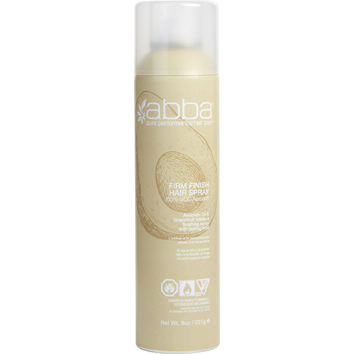 Abba Pure & Natural Hair Care Abba Firm Finish Hair Spray Aerosol (packaging May Vary) 240ml/8oz