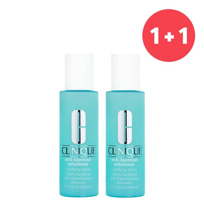 Clinique 【1+1 Set】Anti-Blemish Solutions Clarifying Lotion 200ml/6.7oz