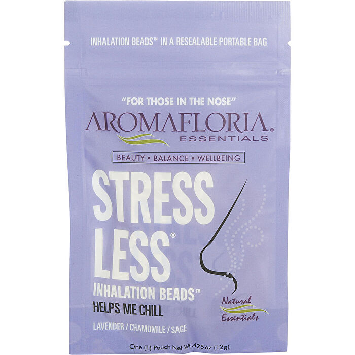 Aromafloria Stress Less Inhalation Beads Blend Of Lavender Chamomile And Sage 0.42oz