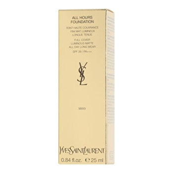 Yves Saint Laurent All Hours Luminous Matte Foundation Spf 39/pa+++ - # Mw9 -- 25ml/0.84oz
