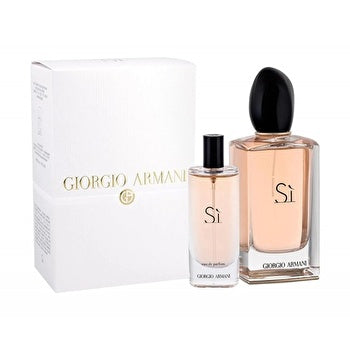 Giorgio Armani Armani Si Eau De Parfum Spray 90ml/3.4oz & Eau De Parfum Spray 0.5oz