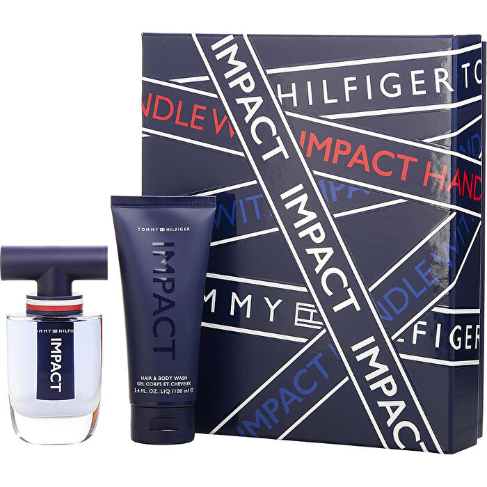 Tommy Hilfiger Impact Eau De Toilette Spray 30ml/1.7oz & Hair & Body Wash 90ml/3.3oz