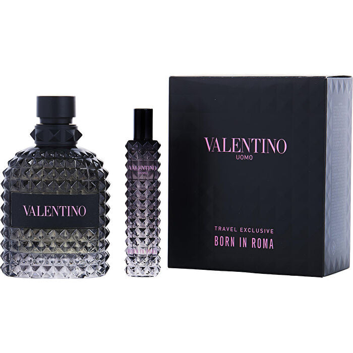 Valentino Uomo Born In Roma Eau De Toilette Spray 90ml/3.4oz & Eau De Toilette Spray 0.5oz