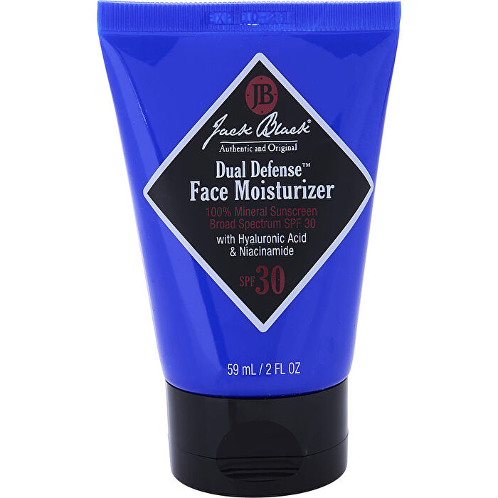Jack Black Dual Defense Face Moisturizer 100% Mineral Sunscreen Spf 30-- 2oz