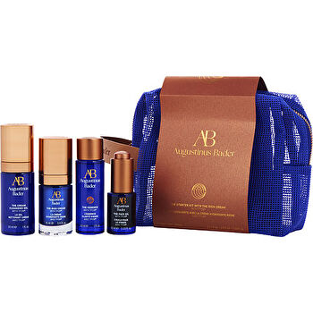 Augustinus Bader The Starter Kit: The Rich Cream 15ml/0.5oz & The Cream Cleansing Gel 30ml/1oz & The Essence 30ml/1oz & The Face Oil 10ml/0.33oz 4pcs+bag