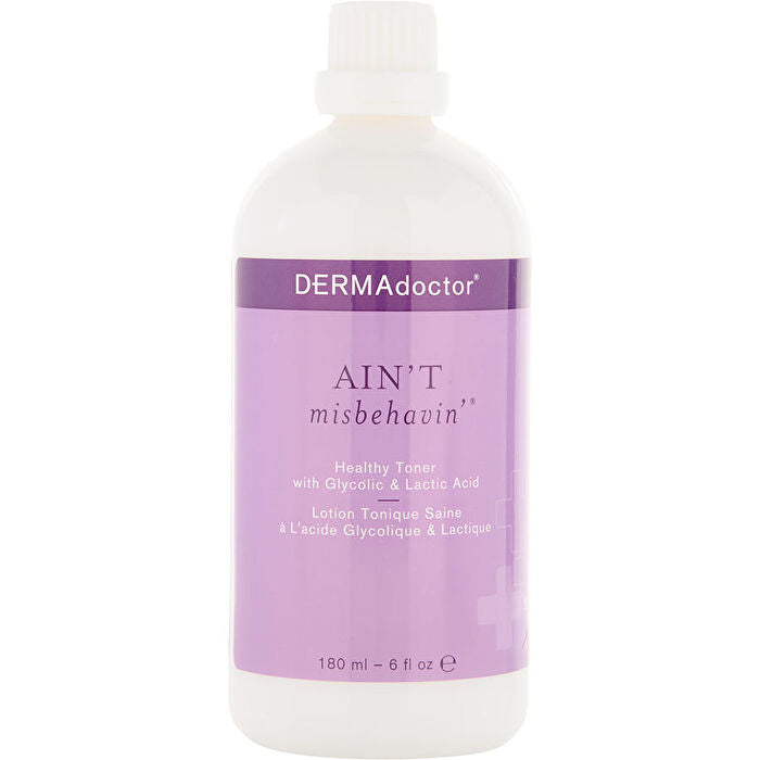 Dermadoctor Ain't Misbehavin' Healthy Toner With Glycolic & Lactic Acid 180ml/6oz