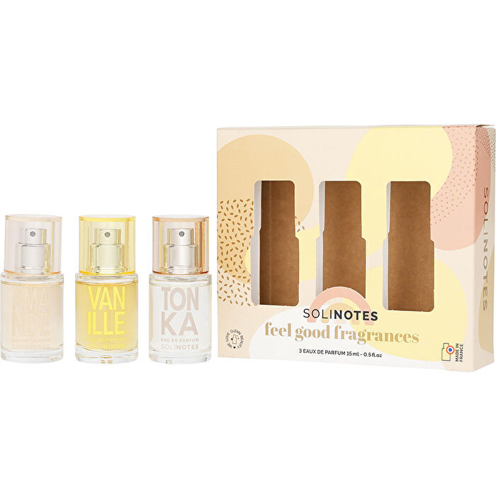 Solinotes Variety 3 Piece Variety With Tonka & Almond & Vanilla And All Are Eau De Parfum Spray 0.5oz