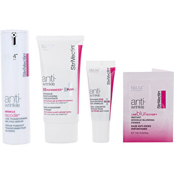 Strivectin Power Starters Anti-wrinkle Trio: Wrinkle Recode Serum 15ml/0.5oz & Sd Advanced Plus Concentrate 30ml/1oz & Intensive Eye Concentrate 7.4ml/0.23oz 3pcs