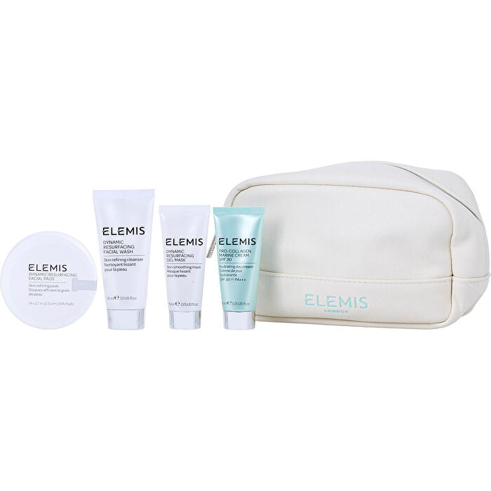 Elemis Skin Reveal: Dynamic Resurfacing Pads (14 Ct) & Dynamic Resurfacing Facial Wash 30ml/1oz 2pcs & Bag