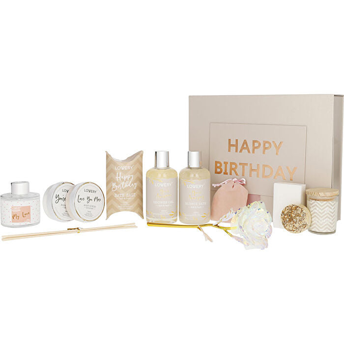 Lovery Variety Birthday Home Bath And Spa Gift Basket 20 Pc