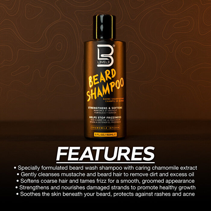L3vel3 Beard Shampoo 150ml/5oz