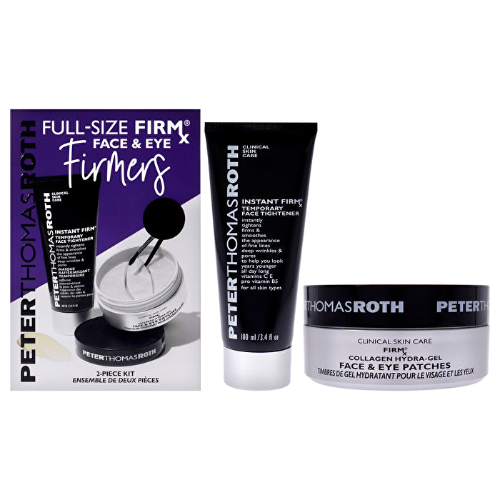 Peter Thomas Roth Full-size Firmx Face & Eye Firmers Kit: Face Tightener 100ml/3.4oz & Face & Eye Patches 90ct 2pcs