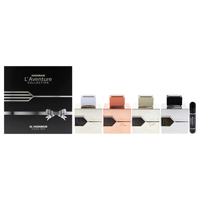 Al Haramain Al Harmain Variety L'aventure Collection With L'aventure & L'aventure Femme & L'aventure Gold & L'aventure Rose And All Are Eau De Parfum Spray 90ml/3.3oz
