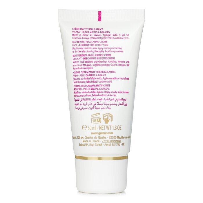 Guinot Pure Balance Cream - Daily Oil Control (For Combination or Oily Skin) 50ml/1.7oz