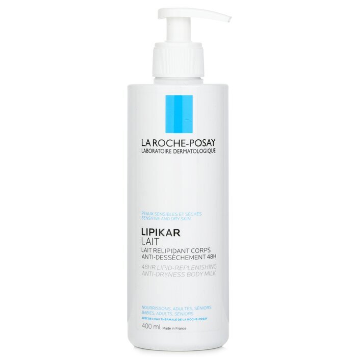 La Roche Posay Lipikar Lait Lipid-Replenishing Body Milk (Severely Dry Skin)(Random Packaging) 400ml/13.5oz