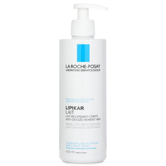 La Roche Posay Lipikar Lait Lipid-Replenishing Body Milk (Severely Dry Skin)(Random Packaging) 400ml/13.5oz
