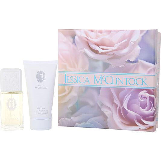 Jessica Mcclintock Eau De Parfum Spray 90ml/3.4oz & Body Lotion 150ml/5oz