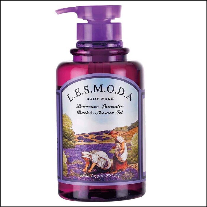 LESMODA Provence Lavender Bath & Shower Gel 838ml Fixed Size