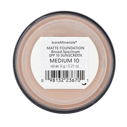 BareMinerals Original Matte Loose Powder Foundation SPF 15 - # 10 Medium 6g/0.21oz