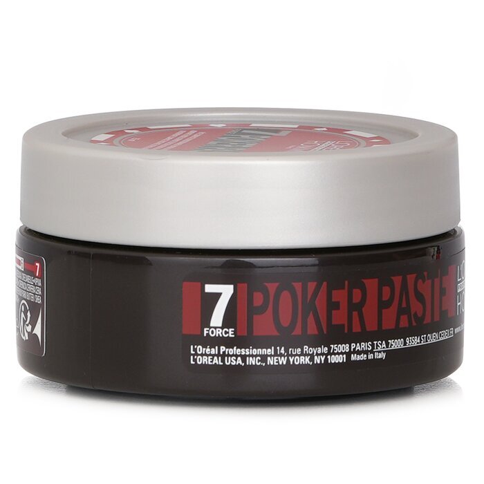 L'Oreal Professionnel Homme Poker Paste (Reworkable Compact Paste, Extreme Hold)(Random Packaging) 75ml/2.5oz