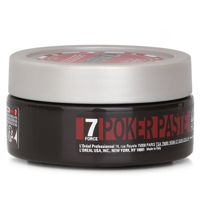 L'Oreal Professionnel Homme Poker Paste (Reworkable Compact Paste, Extreme Hold)(Random Packaging) 75ml/2.5oz