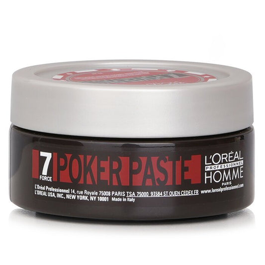 L'Oreal Professionnel Homme Poker Paste (Reworkable Compact Paste, Extreme Hold)(Random Packaging) 75ml/2.5oz
