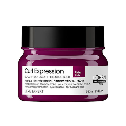 L'Oreal Serie Expert Curl Expression Glycerin 3% + Urea H + Hibiscus Seed Rich Professional Mask 250ml