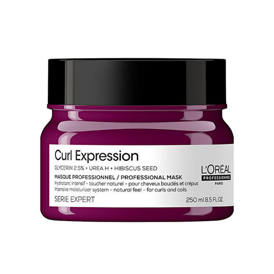 L'Oreal Serie Expert Curl Expression Glycerin 2.5% + Urea H + Hibiscus Seed Professional Mask 250ml