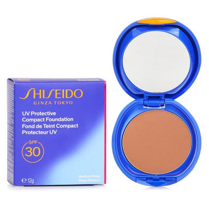 Shiseido UV Protective Compact Foundation SPF 30 (Case+Refill) - # SP60 Medium Beige (Random Packaging) 12g/0.42oz