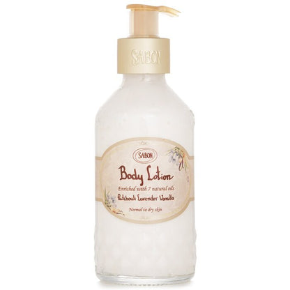 Sabon Body Lotion - Patchouli Lavender Vanilla (With Pump) 200ml/7oz