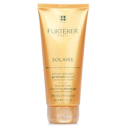 Rene Furterer Solaire Nourishing Shower Gel with Jojoba Wax (Hair and Body) 200ml/6.76oz