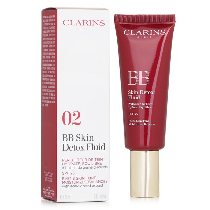 Clarins BB Skin Detox Fluid SPF 25 - #02 Medium(Random Packaging) 45ml/1.6oz