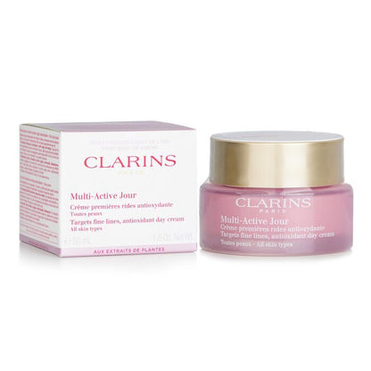 Clarins Multi-Active Day Targets Fine Lines Antioxidant Day Cream - For All Skin Types(Random Packaging) 50ml/1.6oz