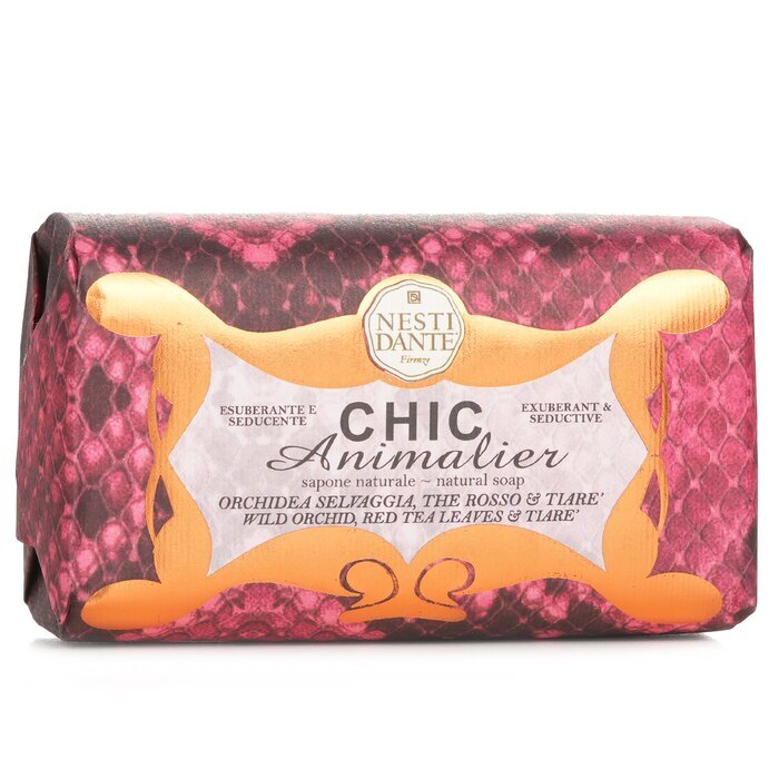 Nesti Dante Chic Animalier Natural Soap - Wild Orchid, Red Tea Leaves & Tiare 250g/8.8oz