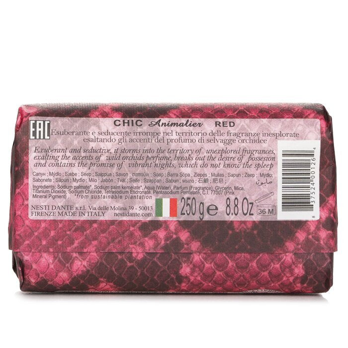Nesti Dante Chic Animalier Natural Soap - Wild Orchid, Red Tea Leaves & Tiare 250g/8.8oz