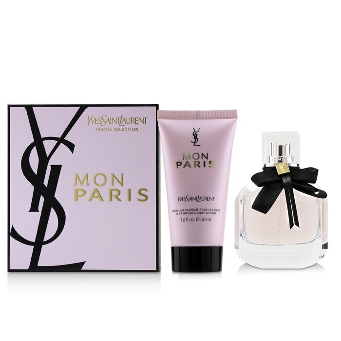 Yves Saint Laurent Mon Paris Ysl Eau De Parfum Spray & Body Lotion 50ml/1.6oz