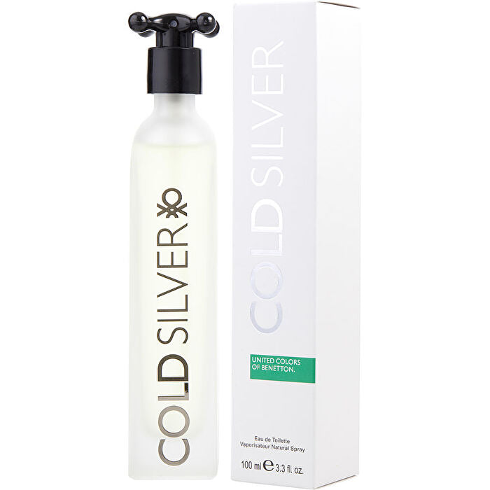 Benetton Cold Silver Eau De Toilette Spray 90ml/3.3oz