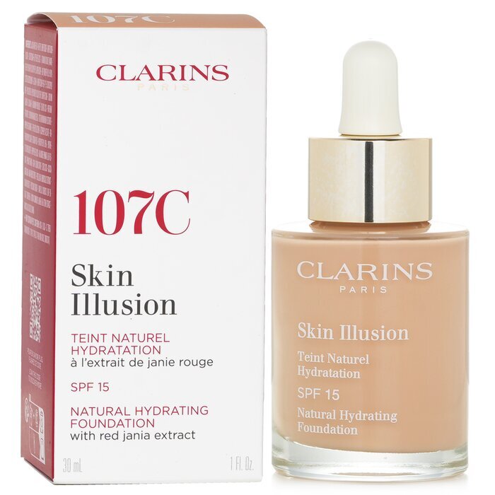 Clarins Skin Illusion Natural Hydrating Foundation SPF 15 #107C 30ml/1oz