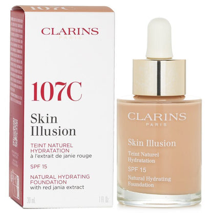 Clarins Skin Illusion Natural Hydrating Foundation SPF 15 #107C 30ml/1oz