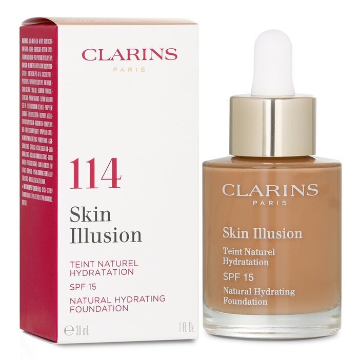 Clarins Skin Illusion Natural Hydrating Foundation SPF 15 - # 114 Cappuccino 30ml/1oz