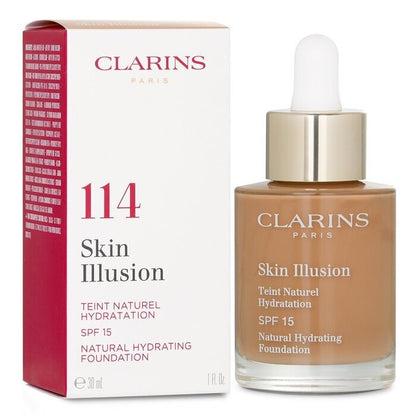 Clarins Skin Illusion Natural Hydrating Foundation SPF 15 - # 114 Cappuccino 30ml/1oz