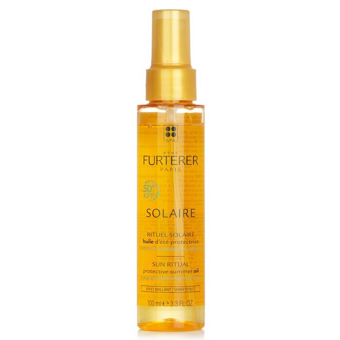 Rene Furterer Solaire Sun Ritual Protective Summer Oil - Shiny Effect (Hair Exposed To The Sun) 100ml/3.3oz