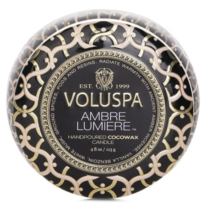 Voluspa Mini Tin Candle - Ambre Lumiere 113g/4oz